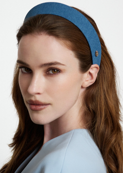 Кокошник XS из синей джинсы