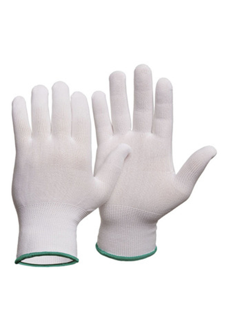 GWARD Touch Перчатки нейлоновые белого цвета без покрытия