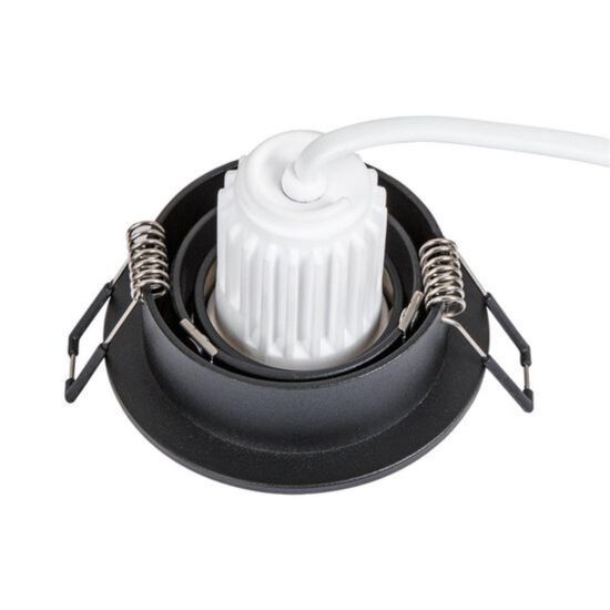 A2067PL-1BK Светильник потолочный встраиваемый TARF MINI для MR11 Ø75x22мм черный IP20 монтаж Ø65мм