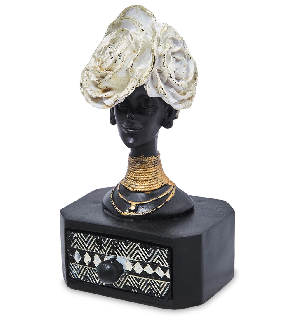 MN-196/1 Статуэтка-шкатулка «Африканка»