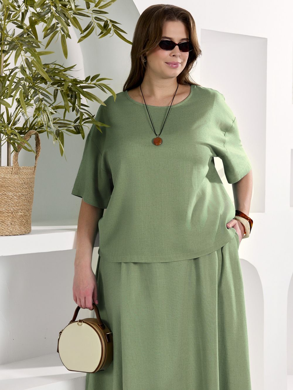 Блузка Камео-4 Виотекс ХАКИ