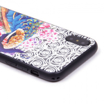 Чехол ТПУ Павлин для iPhone X/XS, 010162