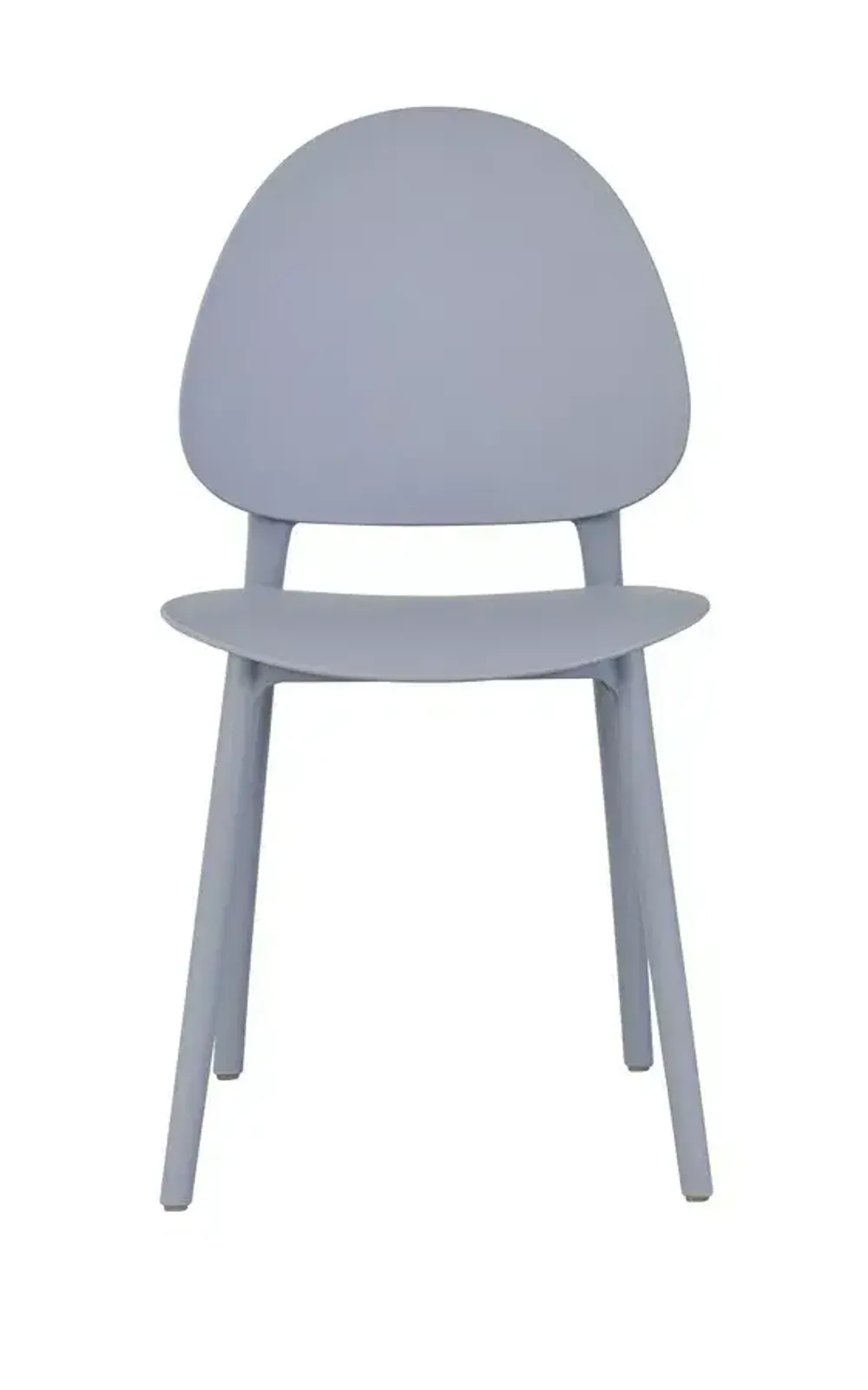 "Апероль" стул пластиковый, цвет серый