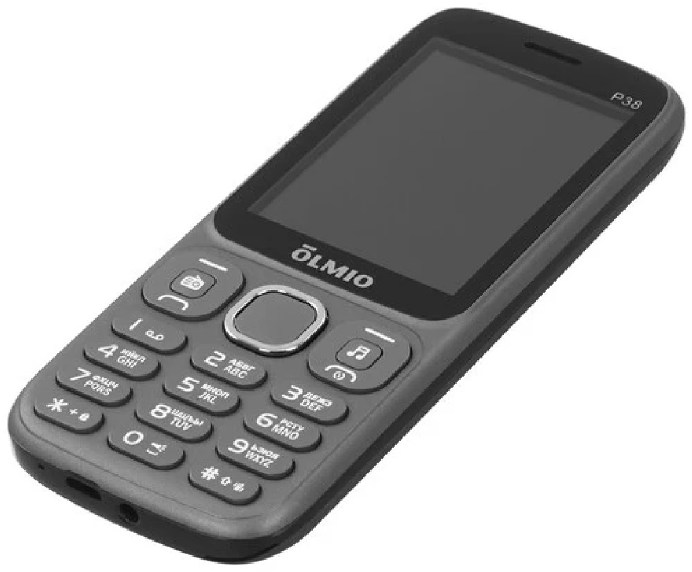 Мобильный телефон OLMIO P38 серый