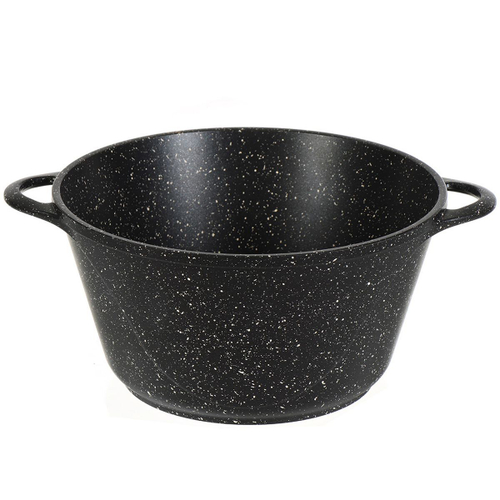 Кастрюля алюминий, антиприг, 5 л, кругл, Горница, Гранит волна, к2731аг