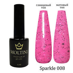 Гель-лак Moltini “Sparkle” 008, 12 ml
