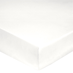 Простыня на резинке 160x200 Blanc des Vosges сатин белая Франция