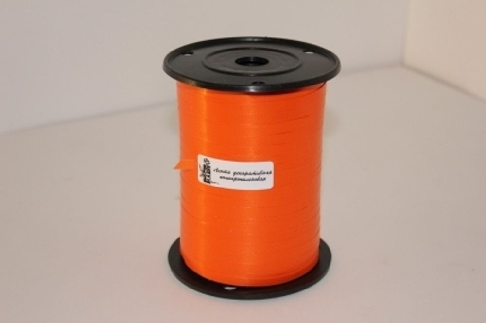 Лента простая (0,5см*500м) Оранжевый