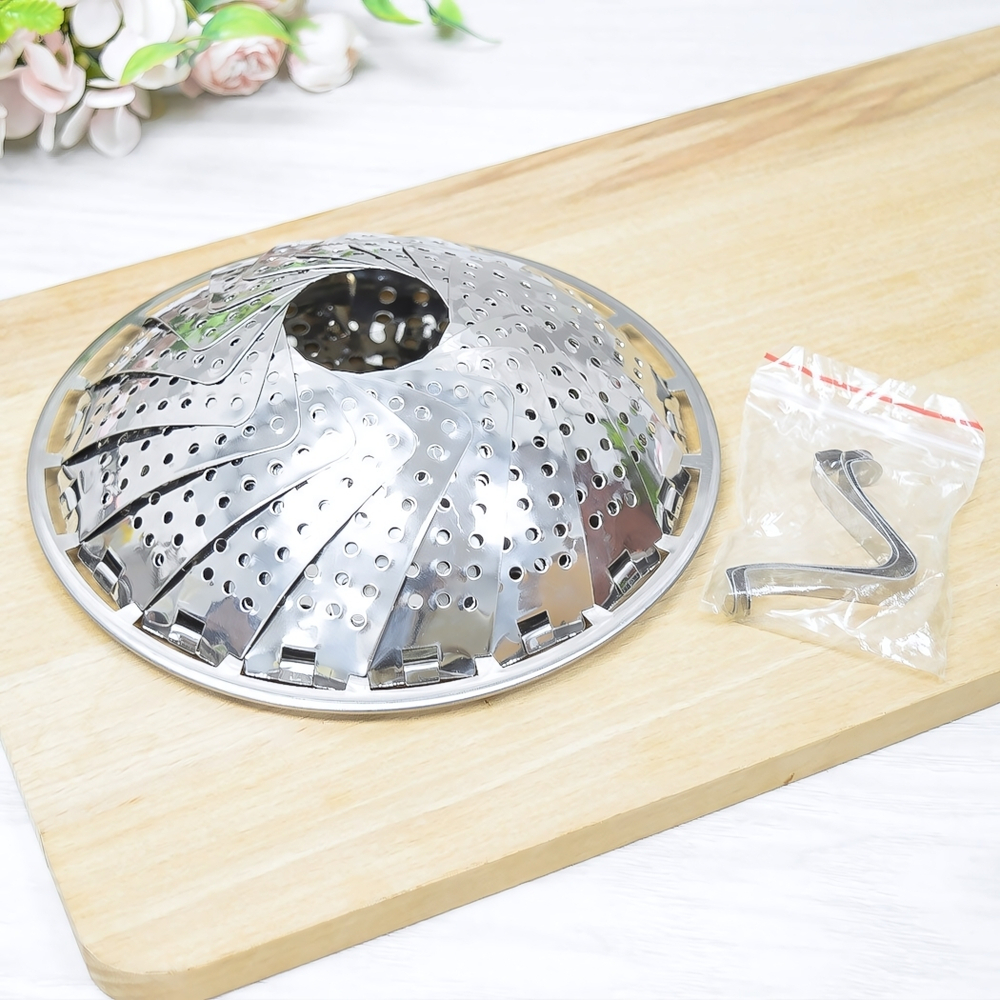 Пароварка 28см складная AZS 5807- 2