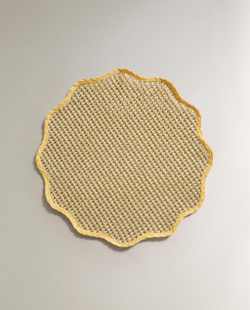 Zara Home сервировочная салфетка из смесовой ткани, цветочный мотив, 38 1 см