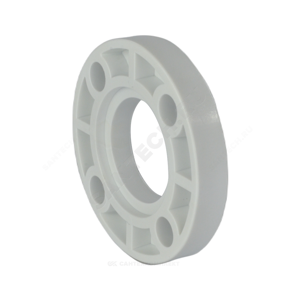 Фланец PP-R белый Ду 100 Ру25 для бурта PP-R Дн 110 VALFEX 10188110