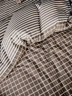 Постельное белье поплин Сказка "Мария/Мария" 1,5-сп Наволочка 50х70 см 1 шт Простынь на резинке 90x200 смПододеяльник 145x215 см