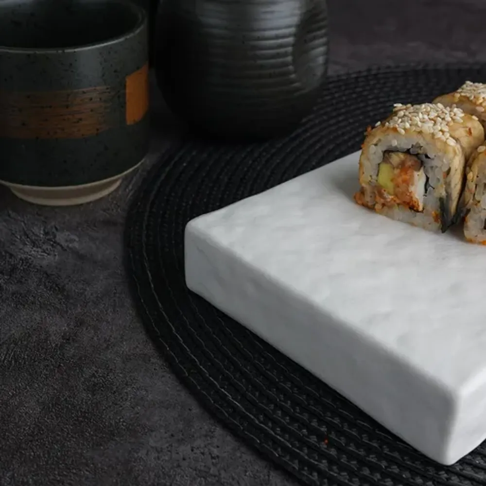Блюдо прямоугольное 30,6*12 см h3 см White Matt Panasia P.L. Proff Cuisine [2]