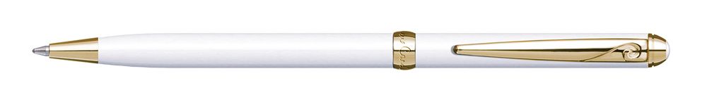 Фото ручка шариковая Pierre Cardin SLIM PC1005BP-81G белого цвета в подарочной  коробке с гарантией
