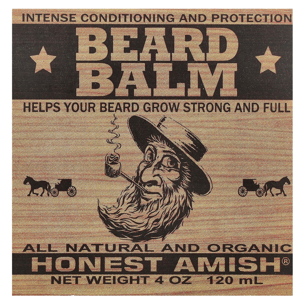 Honest Amish, Бальзам для бороды, 120 мл (4 унции)