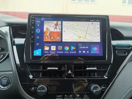 Магнитола для Toyota Camry 70 (75) 2021-2023 (любая комплектация) - Kuberg QLed, Android 13, TS20, CarPlay, SIM-слот