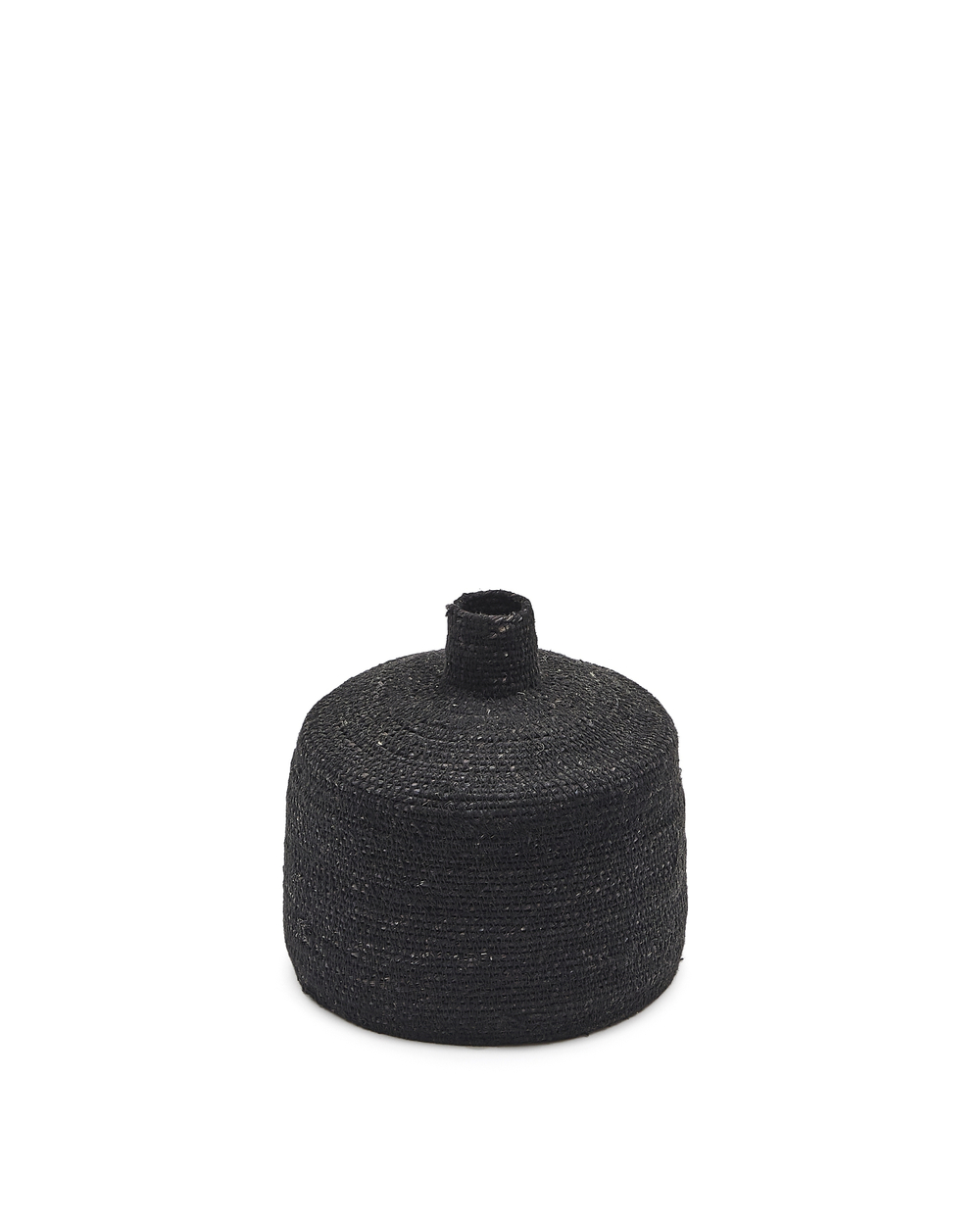 Ваза Salinas из натуральных волокон с натуральной отделкой 20 см