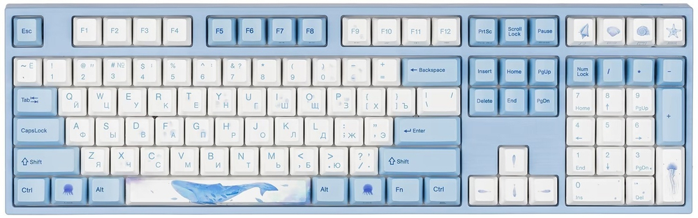 Клавиатура VARMILO VA108M Sea Melody голубой