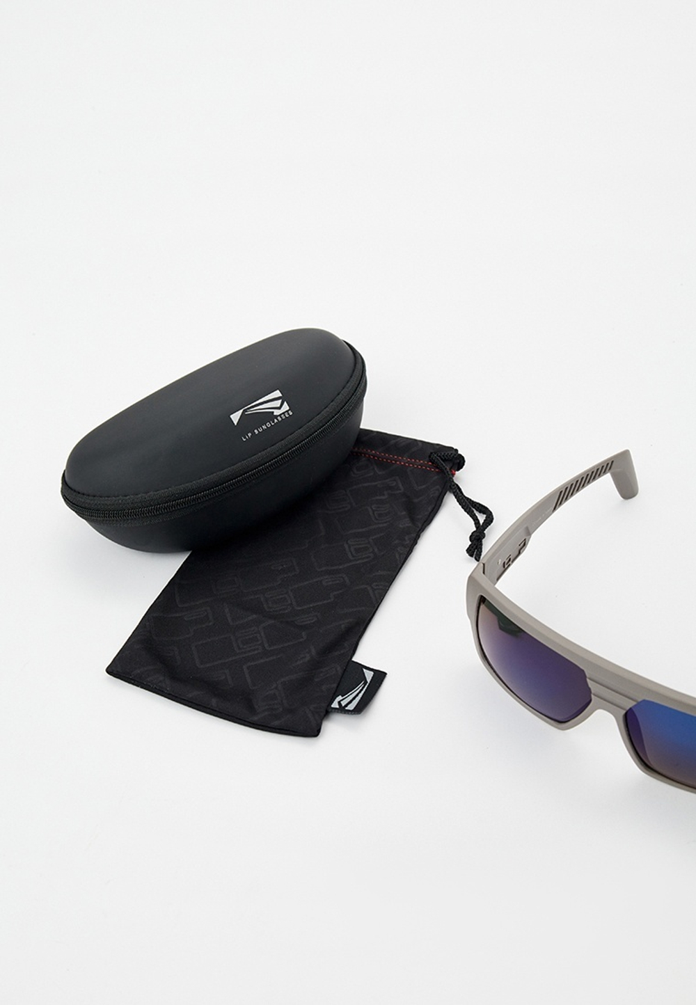 Спортивные очки LiP Rock / Matt Grey / PC Polarized / Blue Mirror Smoke