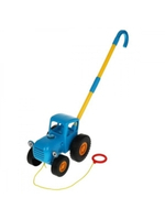 308826/Каталка Синий ТРАКТОР с палкой, 9 песен, свет, палка и веревка для катания.кор.бат. Умка/HT82