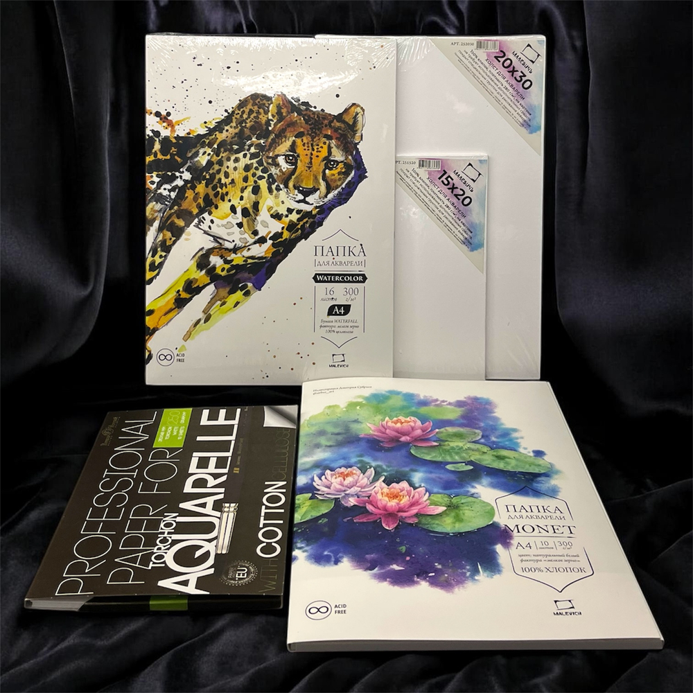 Художественный набор "MОНЕ", рисование акварелью, 17 предметов