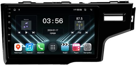 Магнитола для Honda Fit 3 2013-2020 - FarCar DX9-9519-9 монитор 9" IPS на Android 13, 4+64Гб, CarPlay