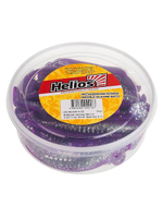 Виброхвост несъедобный Helios Varuna 4,33"/11см Blue Sparkles & White 30шт. (HS-35-026-N-30)