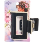 Заколка - краб для волос «AKS-EMPIRE», цвет черный, 5*4,5см