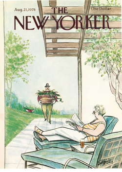 Журнал The New Yorker 21-08-1978, обложка
