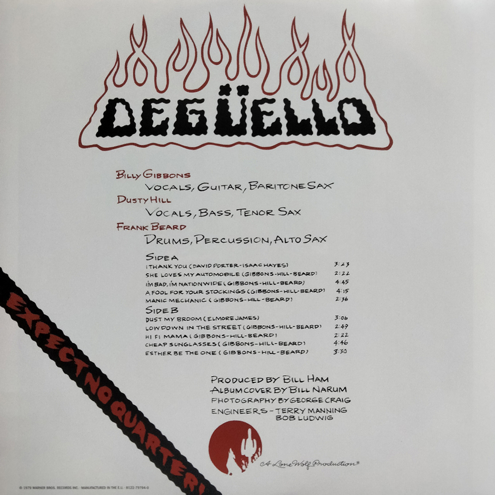 ZZ Top / Deguello (LP)