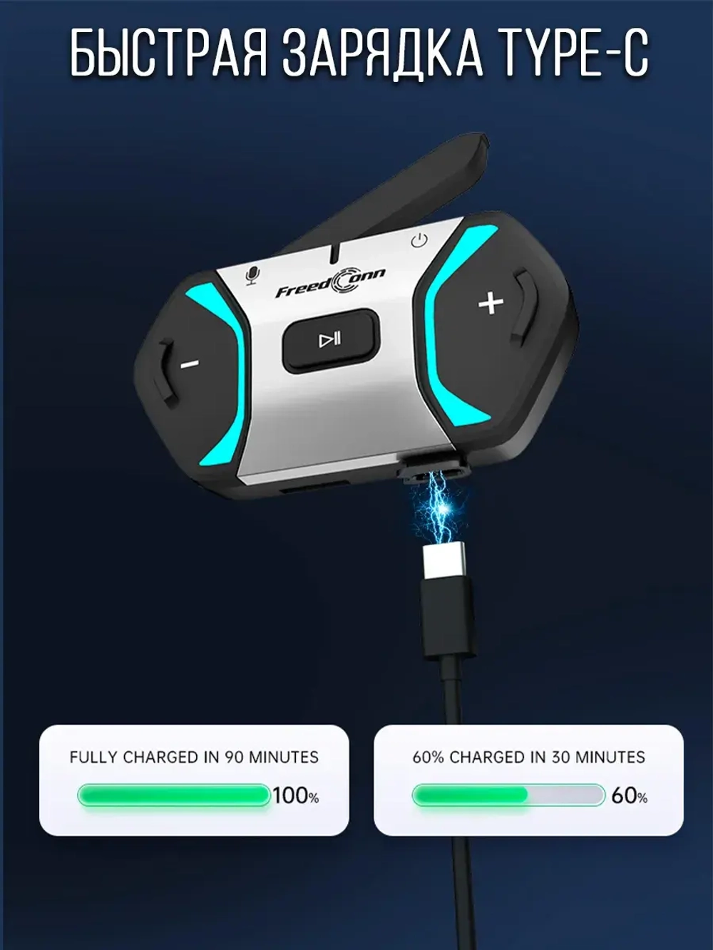 Мотогарнитура Freedconn FREE+, спортивная