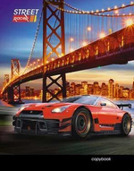 Тетрадь 48л. кл. "Автомобиль" (Апплика)