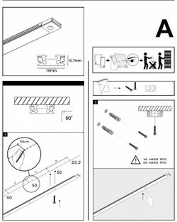 Трек накладной Denkirs AIR BASE TR5202-BK