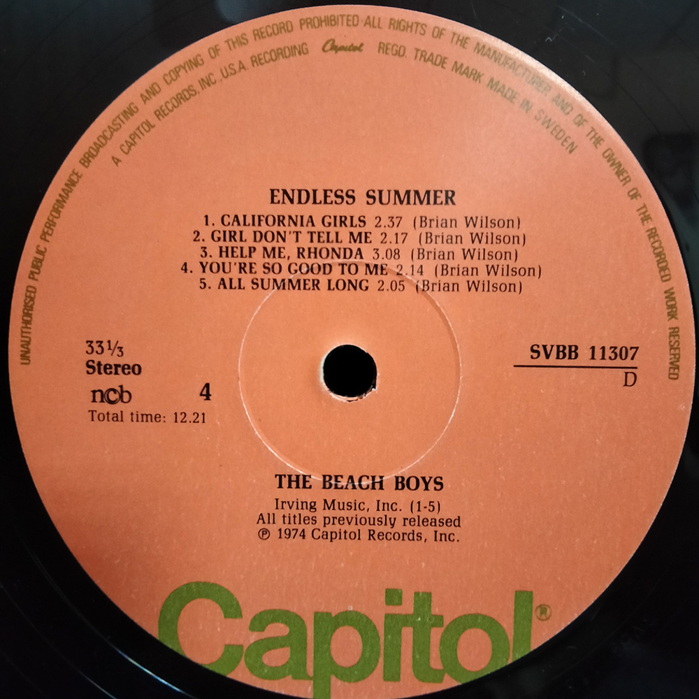 The Beach Boys / Endless Summer (2LP)