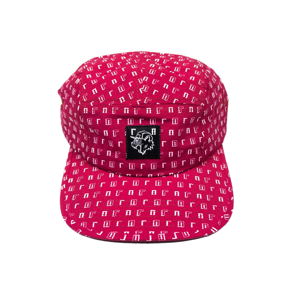 Кепка НПОГП 5panel ГП Принт Красный