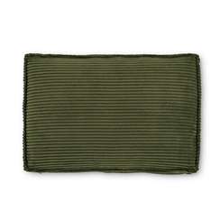 Подушка Blok из вельвета зеленого цвета 40 x 60 см