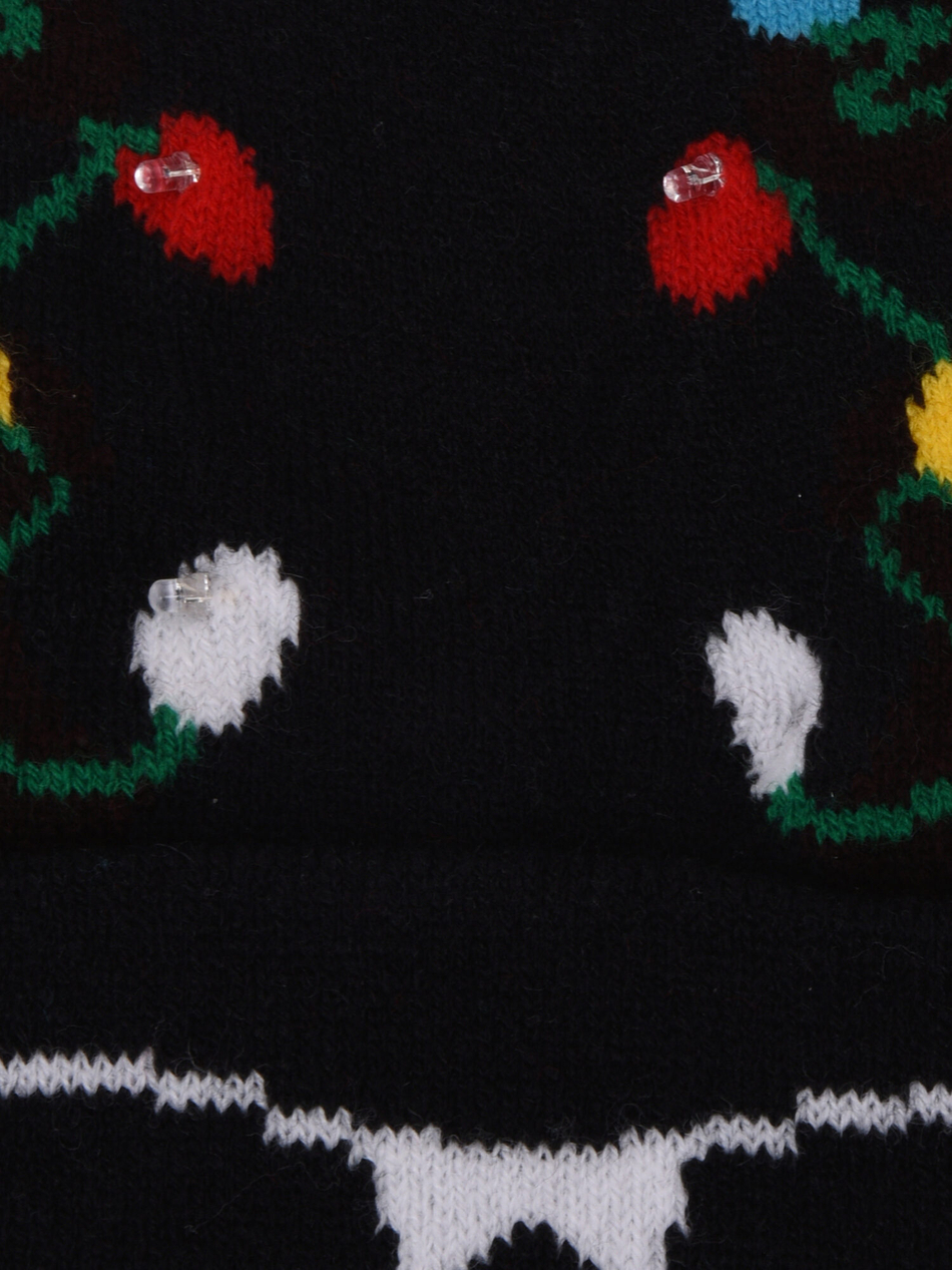 Шапка новогодняя со светодиодными лампочками