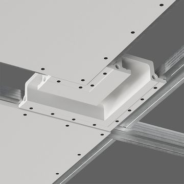 Соединительный элемент (внутренний угол 90) встраиваемой профильной гипсовой системы освещения SN 317 белый Saber 50.7 Stellanova