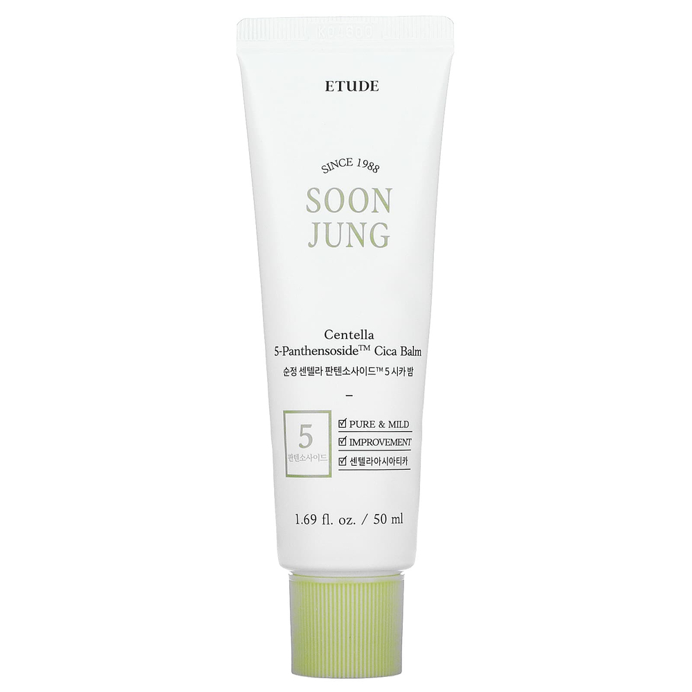 ETUDE, Soon Jung, бальзам из центеллы и 5-пантенсозида и Cica, 50 мл (1,69 жидк. унц.)