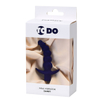 Фиолетовый силиконовый анальный вибратор 13,5см ToyFa ToDo Dandy 358004