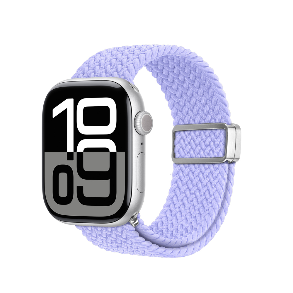 Эластичный ремешок фиолетового цвета (Misty Purple) для смарт часов Apple Watch размером 38, 40, 41 и 42MM, серия Mixture Ultra Series от Dux Ducis