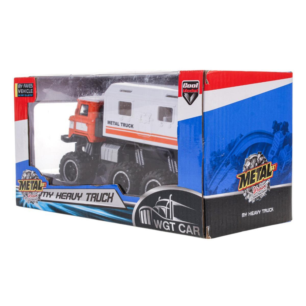 Машина ин. мет. Грузовик Полицейский свет, музыка