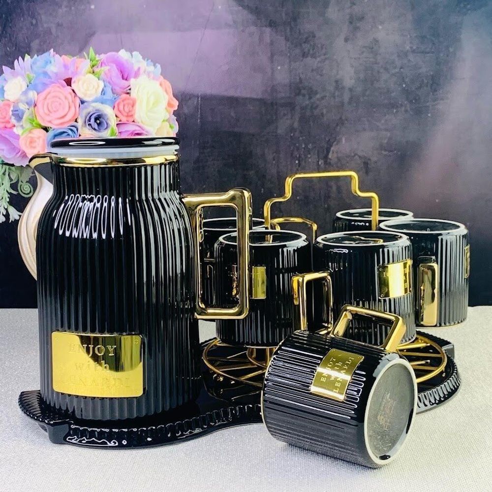 Lenardi 106-179 Чайный сервиз 10пр. 270 мл в под.уп.(х4)Фарфор