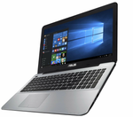 15.6" Ноутбук ASUS X555UQ (1920x1080, Intel Core i5-6200U, RAM 8ГБ, SSD 256ГБ, NVIDIA GeForce 940MX 2GB, Win 10 Pro)