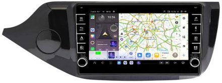 Магнитола для KIA Ceed 2 (JD) 2012-2018 (рамка глянцевая) - Carmedia EW-1781 (кнопки и крутилки) Android 13, TS20, 6+128Гб, CarPlay, 4G SIM-слот