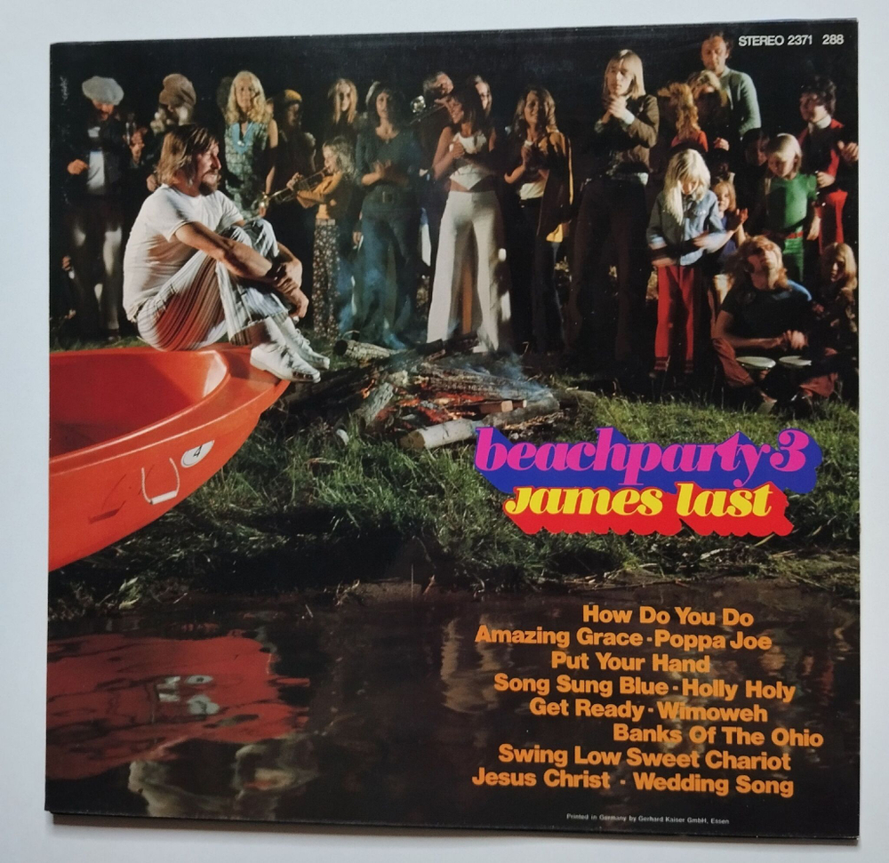 Винтажная виниловая пластинка LP James Last Beachparty 3 (Germany 1972)