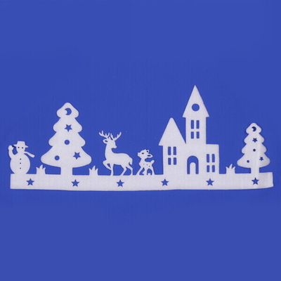 Украшение новогоднее «Зимний город» 64*25 см