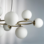 815091 Люстра GLOBO 9х40W G9 ЛАТУНЬ