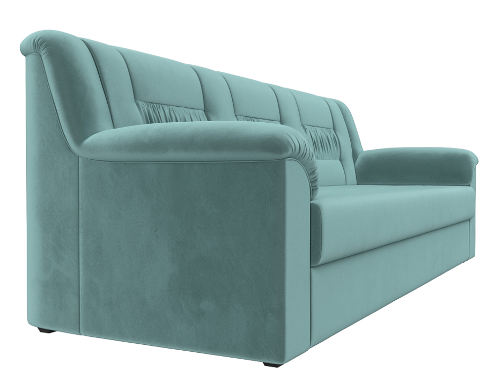 Диван прямой Карелия, Бирюзовый, Велюр, 113315