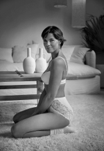 Трусики-слипы с высокой талией Angie (Размер: XL) (Цвет: черный)